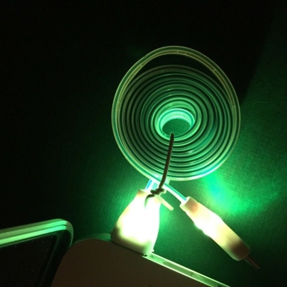 LED USB Charger Cable Samsung Galaxy S4 S6 S7 Edge - Picture 6 of 8